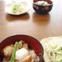 豚の角煮丼＆鶏どんぶり