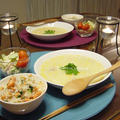 クリームシチューと鮭の炊き込みご飯 by kogumaさん