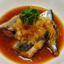 秋刀魚（さんま）の蒸し煮 みぞれがけ