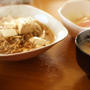 焼肉のタレＤＥマーボー豆腐（もやしでかさまし）