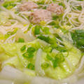 白菜と肉団子のスープでにゅうめん　〜ベトナム風〜 by マルシェさん