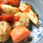 鶏団子と野菜のトマトソース蒸し