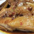 鶏もも肉と牛蒡の照り焼き バルサミコとピンクペパーのたれ。 by あいらさん