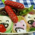 幼稚園児のお弁当「三匹のこぶたのお母さんの誕生日」（キッチン　ラボ） by はるこさん