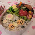 みつばちとお花のお弁当☆ by zawacchi*さん