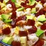 ■マグロとアボカドのバラちらし・レシピ・作り方／☆4