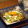 枝豆のユッケサラダ風