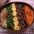 簡単♪5色ビビンバ弁当☆コチュジャンソース添え by jun◎さん