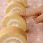 卵1個でミニロールケーキ