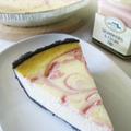 ストロベリーマーブルチーズケーキ by モンステラさん