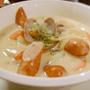 あさりとウインナーの豆乳クリームシチュー