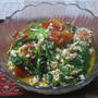 「エスニック」ガラムマサラ味の小松菜とトマトのンブシー