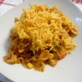 ベジタリアン　チーズたっぷり！マスタード風味トマトソースパスタ by サリアさん