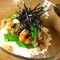 ちりめん山椒とネバネバ野菜の丼 by ユウスケさん