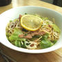 レモン風味のパスタ