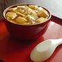 身体を温め代謝をあげる　【白粥の豆腐茸餡かけ】