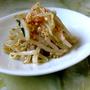 手作り香味油で大人のもやしのナムル。