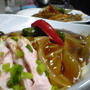 夏パスタ・ヒンヤリあったかカレーあんかけ・シカレシピ