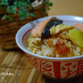 おこげも美味しい♪　鮭とさつま芋で♪秋の炊き込みご飯 by Mayu*さん
