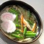 消化も喉ごしも良いんだよ。ワカメ＆しそ味の白石温麺