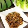 タイ風ひき肉のレタスラップ