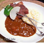 バーベキュー風　カレーライス