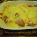 豆腐がトロ〜リ〜♪『豆腐とウインナーのタラマヨソースオーブン焼き』 by lalalaさん