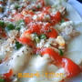 フライパンで米粉Pizza