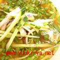 韓流☆冷スープ♪【ゆでイカときゅうりのネングッ・レシピ】 by yuuki-yaさん