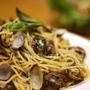 バジルとあさりのパスタ