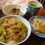 納豆キムチーの油揚げ焼き！
