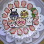 アンパンマンのイチゴケーキ
