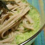 さわやか♪ おろしキュウリとトロロの柚子蕎麦