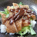 「味噌カツ」っぽい丼 by せりみつなさん