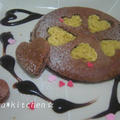 ホットケーキミックスを使って、可愛いハートのココアパンCake。 by Mayu*さん
