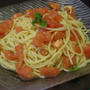 フレッシュトマトの冷製パスタ♪