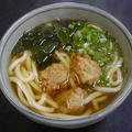 蓮根団子入りわかめうどん by みなづきさん