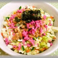 残り野菜の昆布茶和えネバネバ納豆丼 by shokoさん