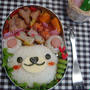 しろくまくんのお弁当☆１０分キャラ弁