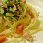夏野菜の冷製パスタ