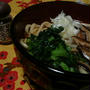 *風邪をぶっとばす！小松菜しいたけうどん*