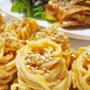 豆腐しらたきのざるビビン麺