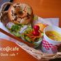 ファーストフード風カゴ盛りランチ♪