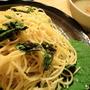 ごぼうポタージュ×えごまペペロンチーノ