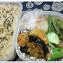 玄米ご飯と夏野菜のお弁当