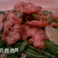 蓮根と桜エビの落し揚げ【蓮根と桜エビの落し揚げとカツ丼で本日の夕飯】 by maa*さん
