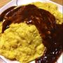 ■半熟とろとろ〜薄焼き玉子のデミグラスソースのオムライス／☆4