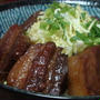 厚切り豚のスタミナ丼