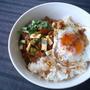 デミソな和風ドライカレーでブランチ