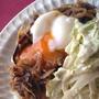 柔らか新ゴボウとシャキシャキ白菜。豪快に混ぜるしぐれ煮ごはん